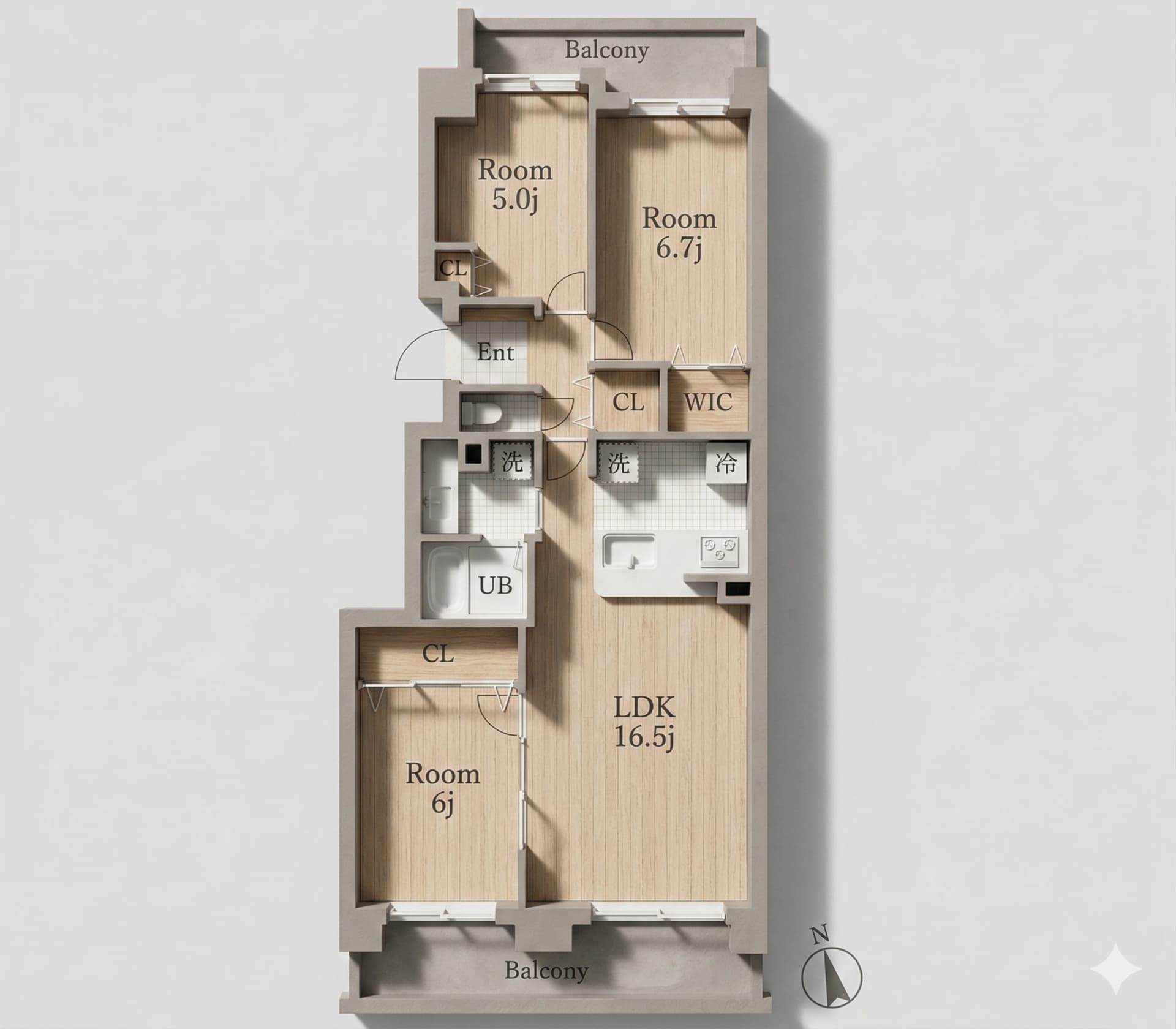 Nishi-Fukuoka Marina Town Ribera Garden Central East