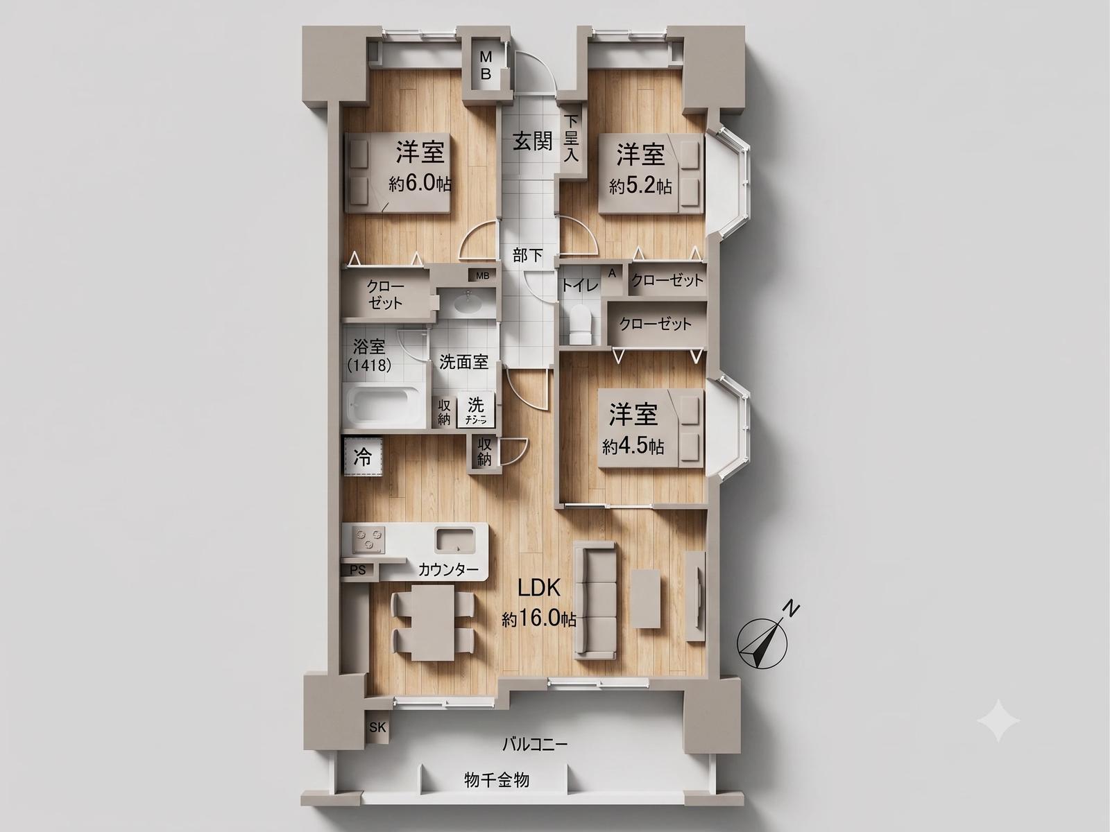 Everlife Paseo 博多南 Center Court