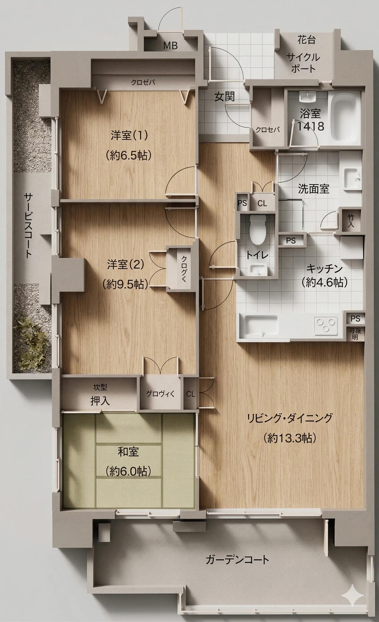 照葉Terrace Marinea Court Building 3