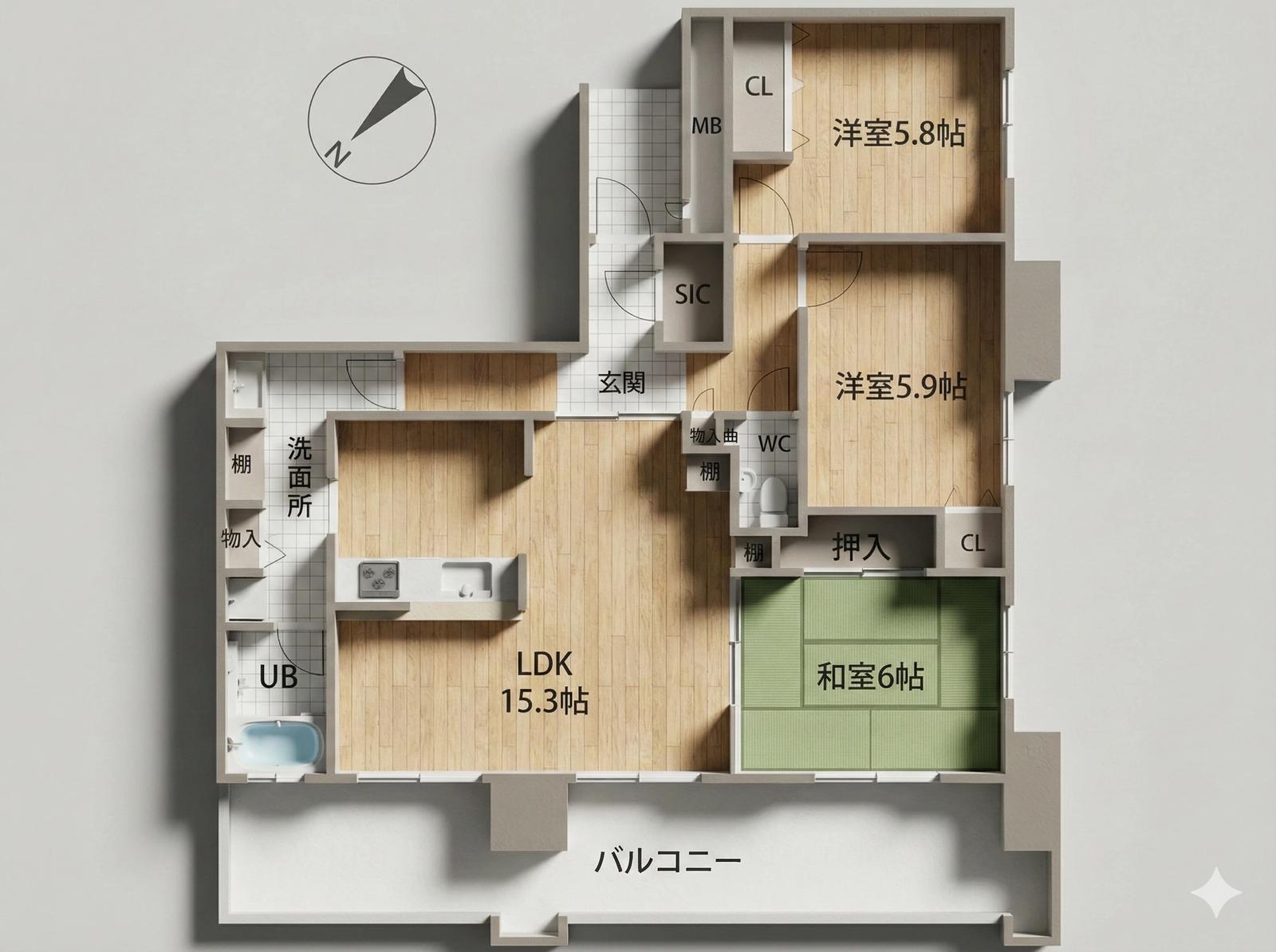 ISLAND TOWER SKY CLUB C棟
