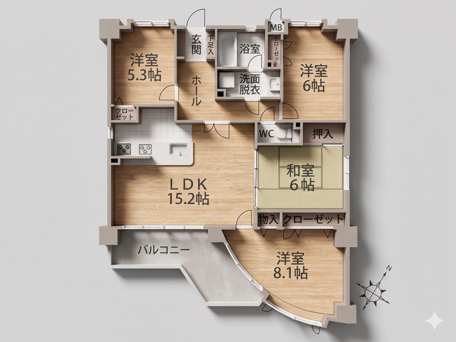 Eil Villa South View 長丘