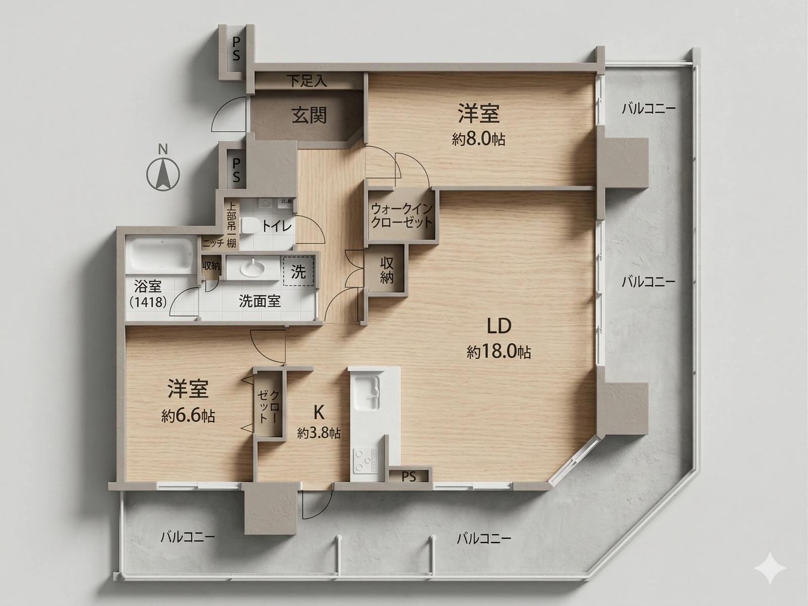 西福岡Marina Town Ribera Garden Marina Tower
