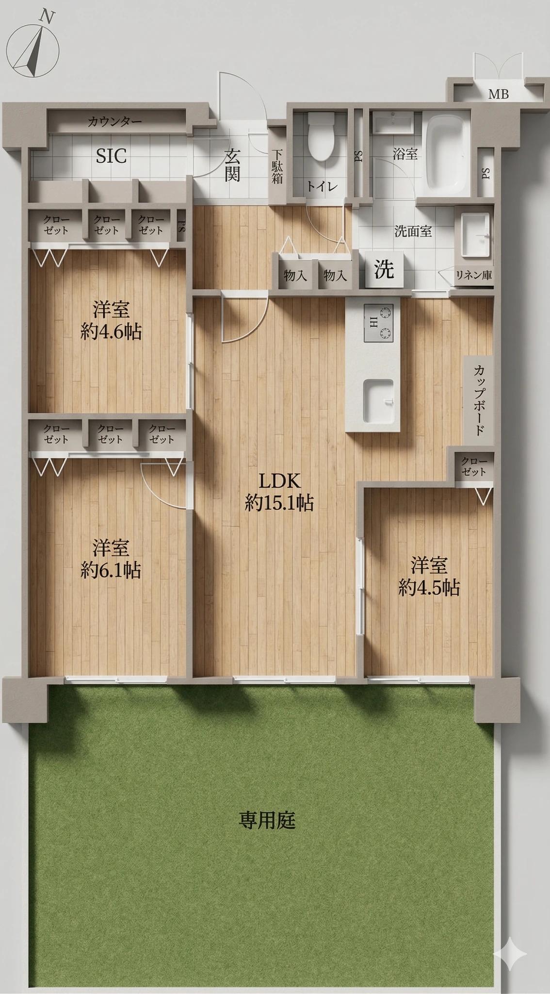 Bellvie Kashii 6Bangakan