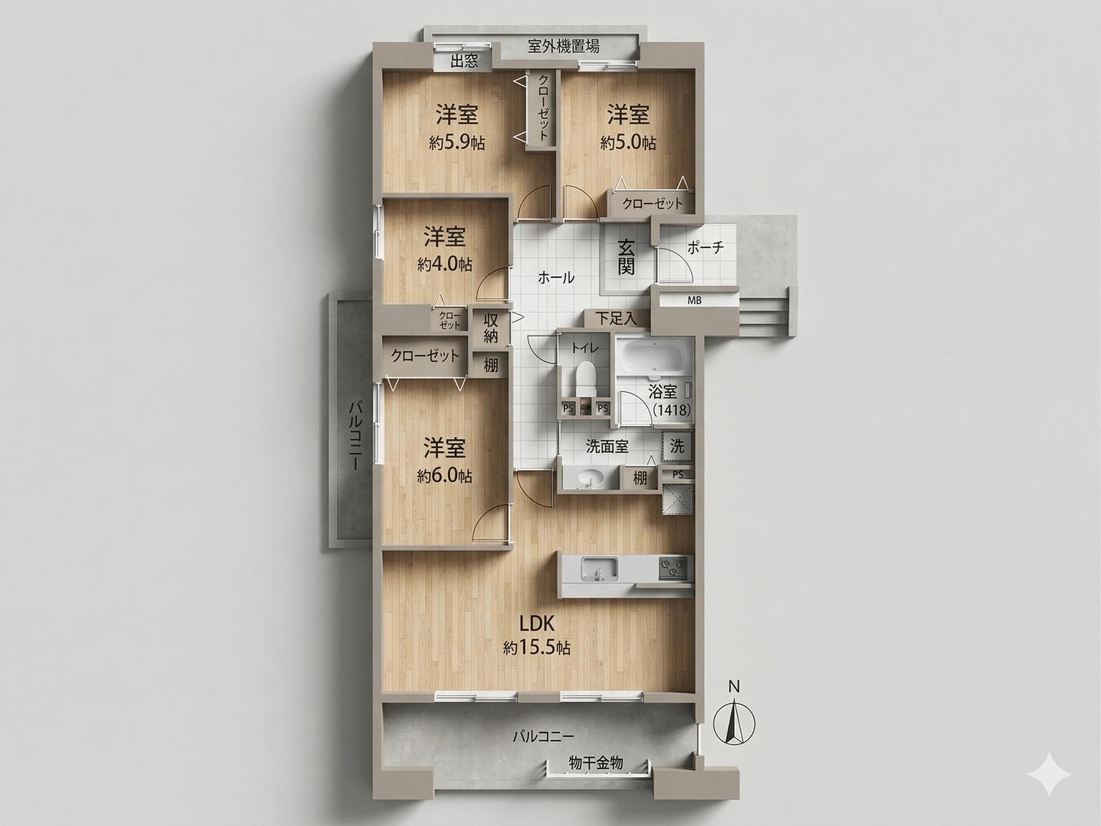 Lake Hills 野多目 Building 2A