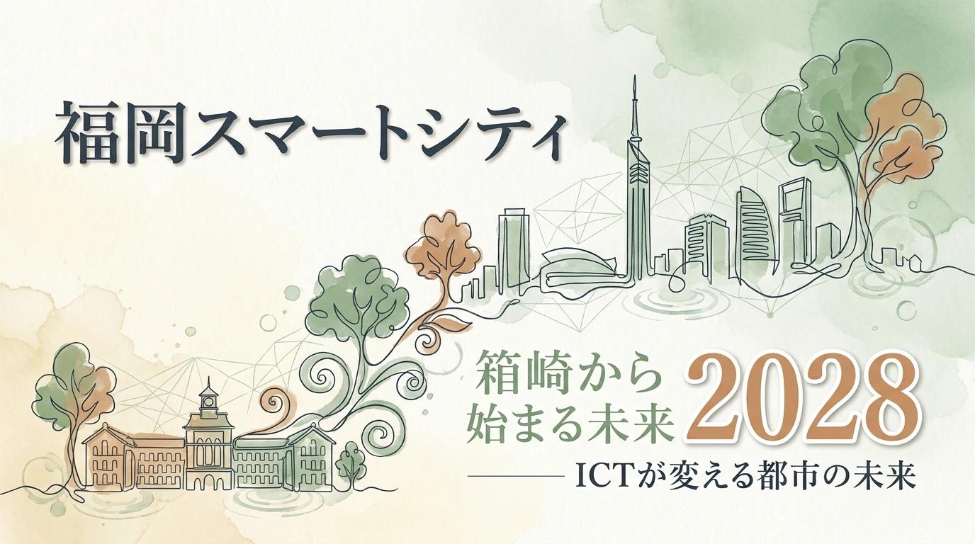 在福岡推動次世代智慧城市構想！以資通訊科技改變城市的未來
